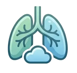 Good lung health illustration